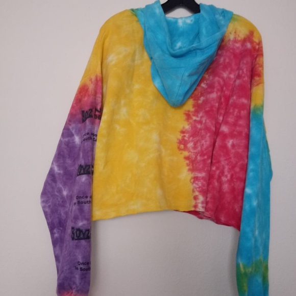 Boyz N The Hood Crop Tie Dye Hoodie Official Merch - Picture 5 of 7
